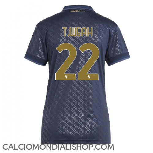 Maglie da calcio Juventus Timothy Weah #22 Terza Maglia Femminile 2024-25 Manica Corta